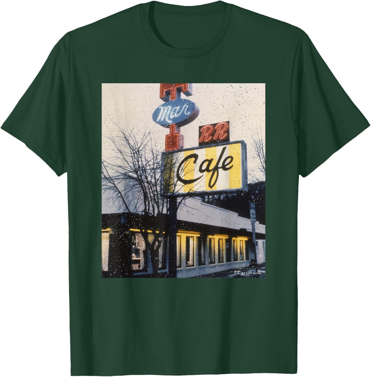 Twin Peaks Double R Diner Vintage Picture T-Shirt - T-Shirt | Forest