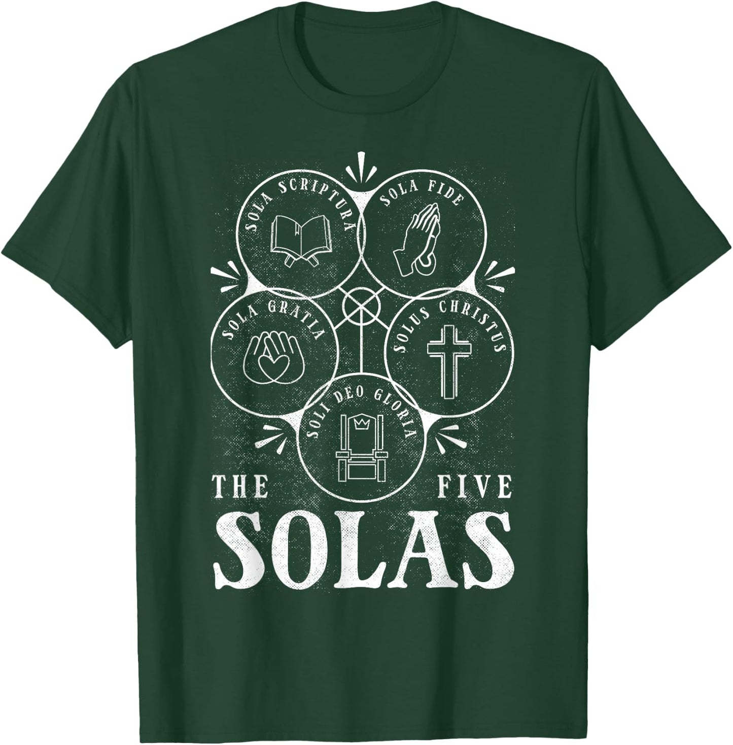 Sola Scriptura - Protestant, Christian Reformation, 5 Solas T-Shirt - T-Shirt | Forest