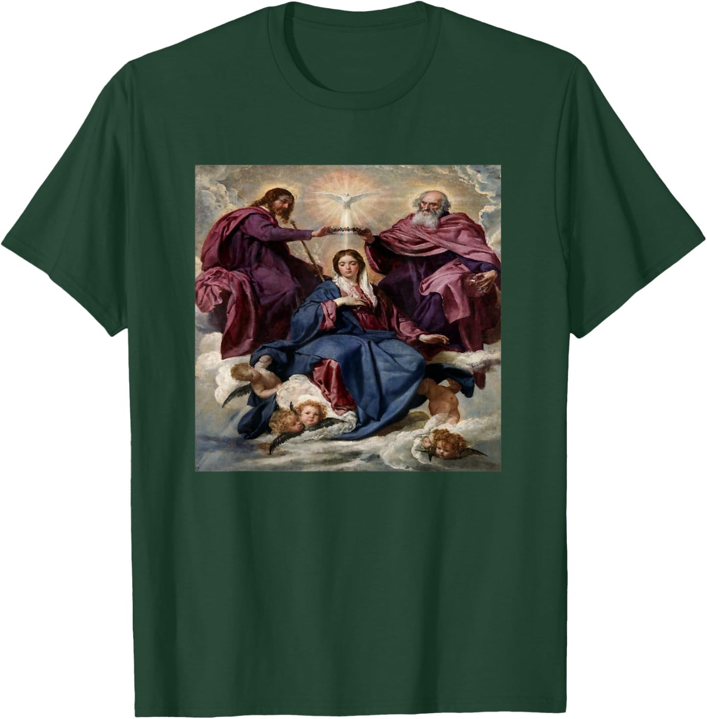 Coronation Of The Virgin Mary T-Shirt - T-Shirt | Forest