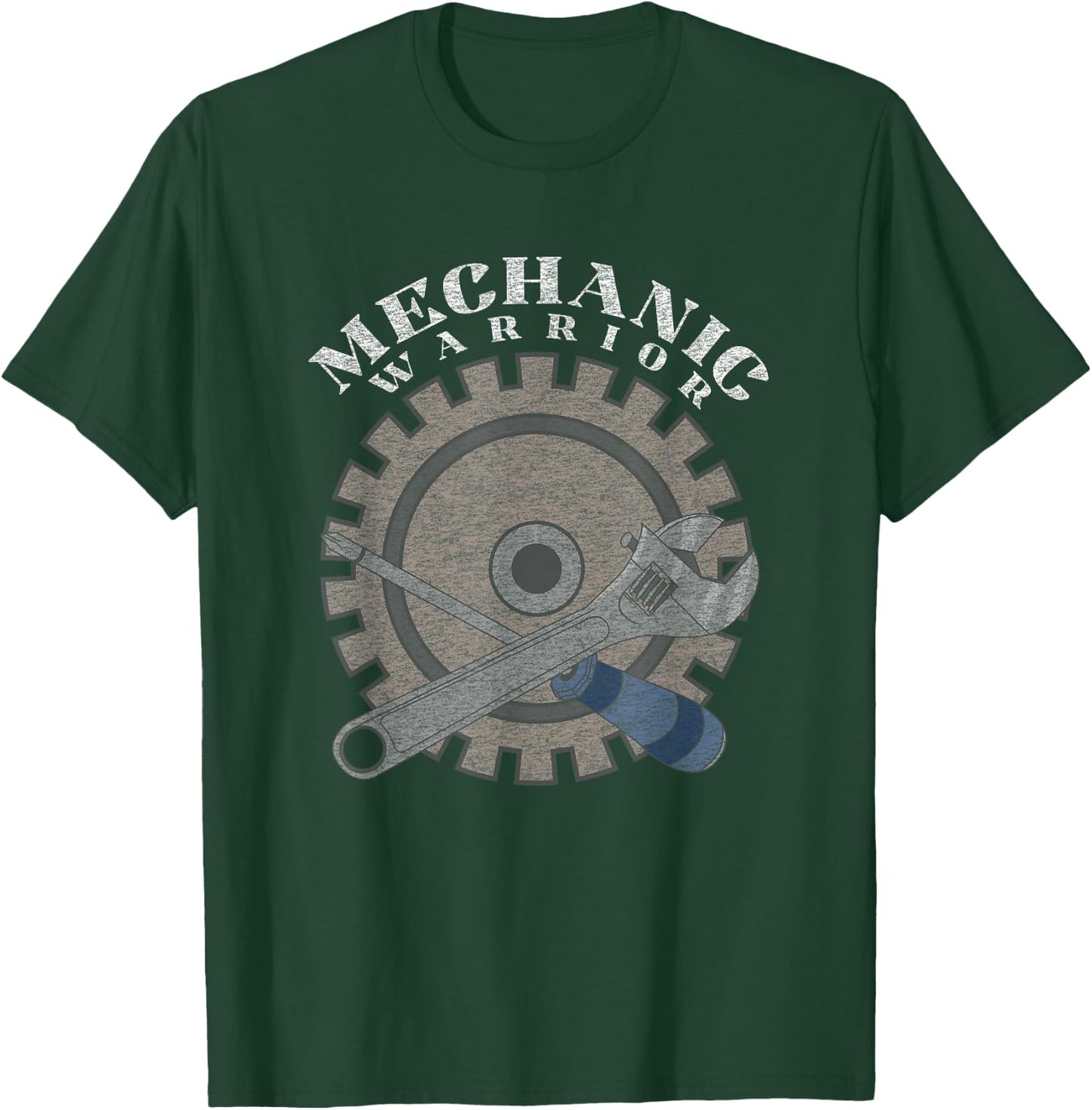 Funny Mechanic Auto Repair Vintage Graphic T-Shirt - T-Shirt | Forest