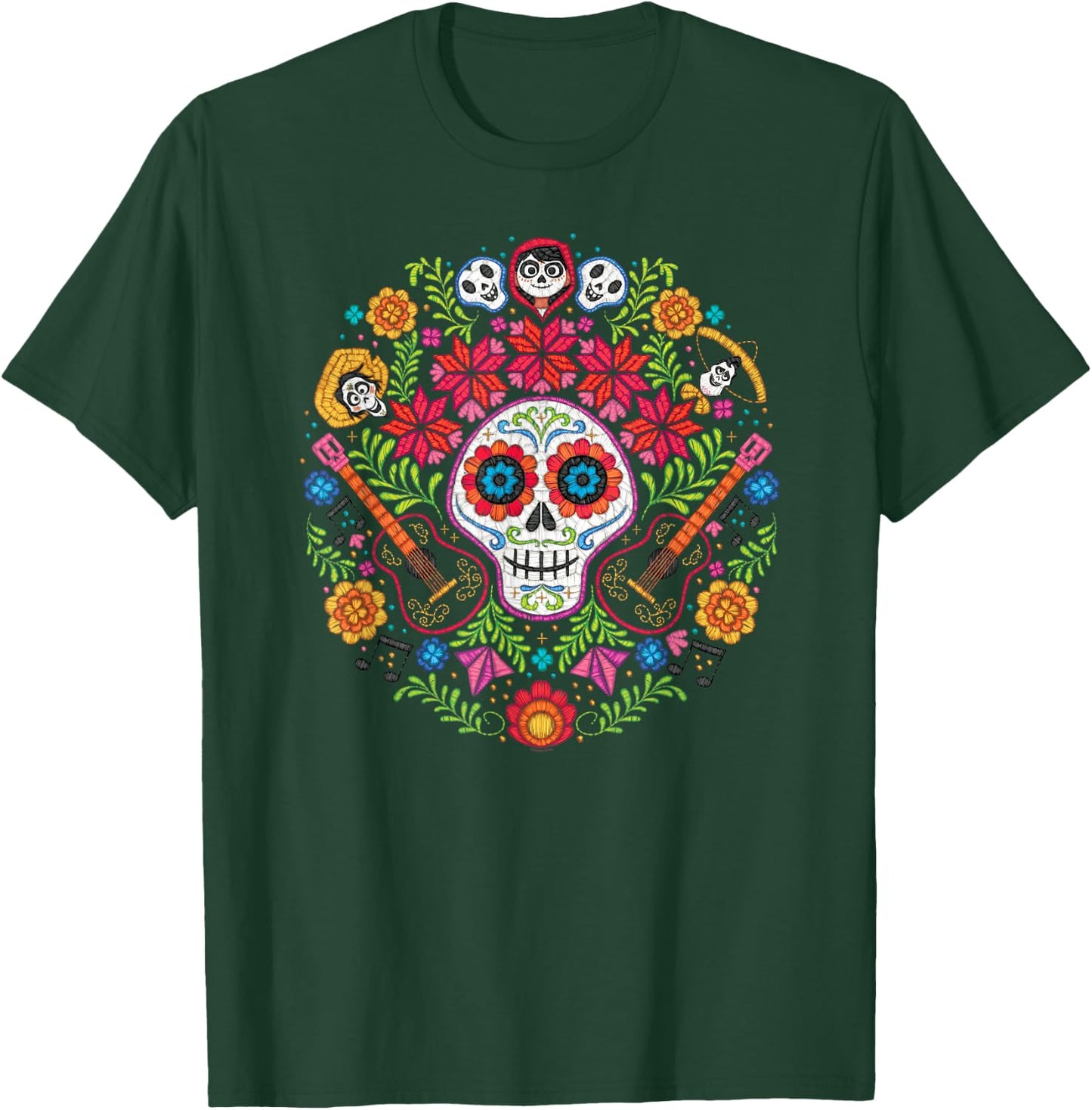 Disney Pixar Coco Land of The Dead T-Shirt - T-Shirt | Forest