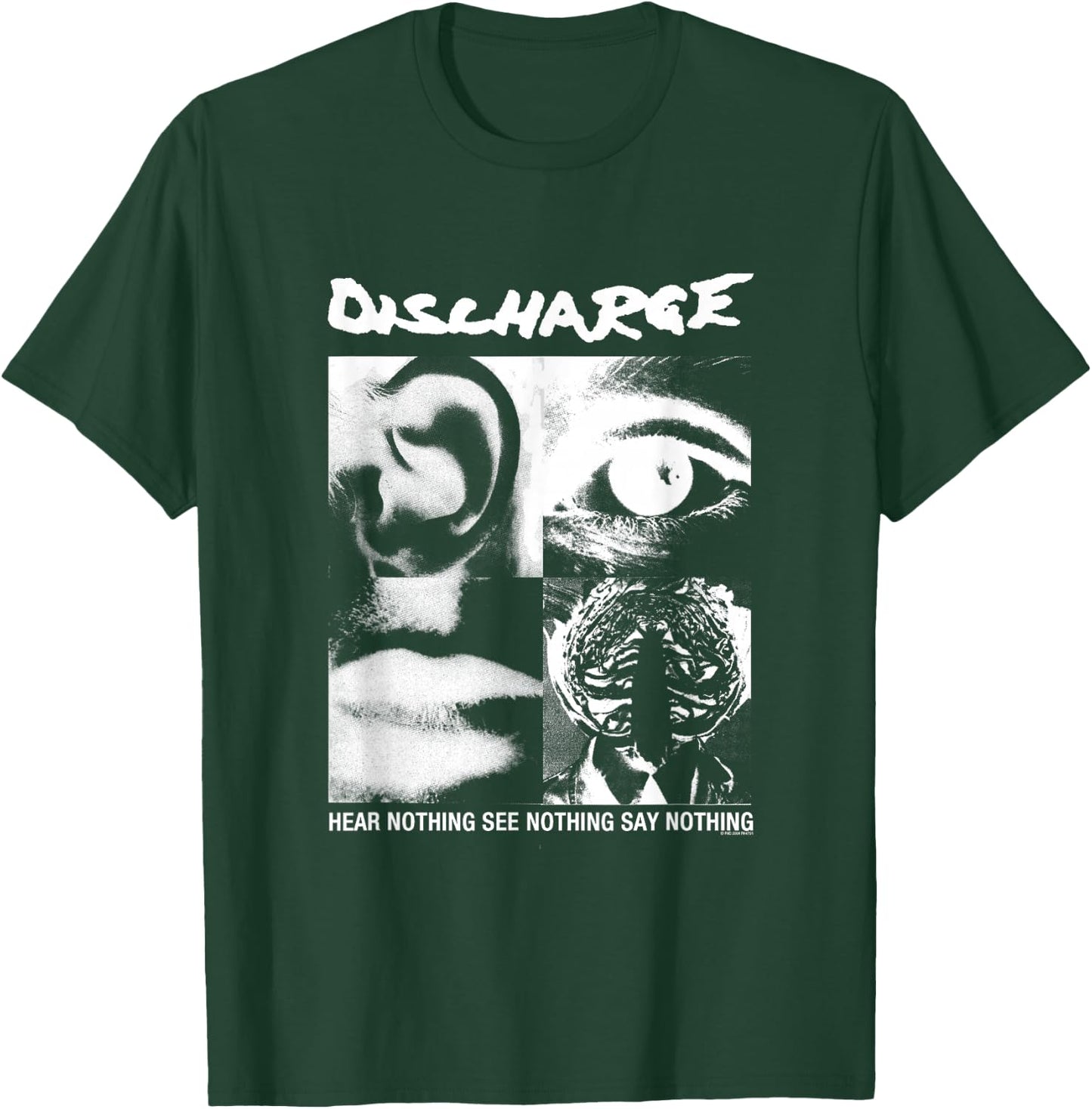 Discharge - Official Merchandise - Hear Nothing T-Shirt - T-Shirt | Forest