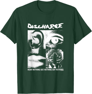 Discharge - Official Merchandise - Hear Nothing T-Shirt - T-Shirt | Forest