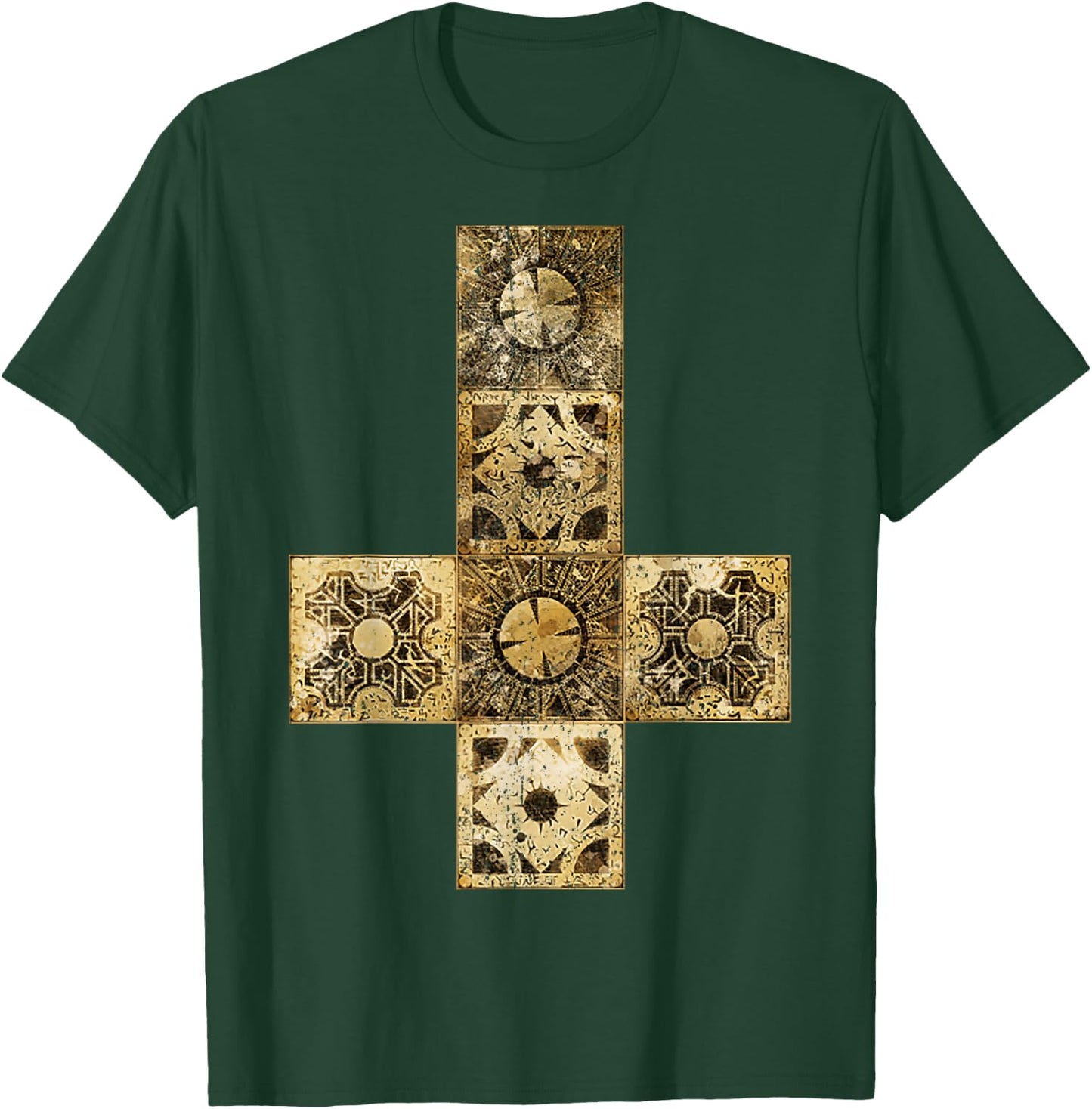 Vintage Cenobite Lament Configuration Puzzle Box V2 T-Shirt - T-Shirt | Forest