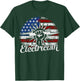 Electrician American Flag Electrical Gift Usa Patriotic Kids Men T-Shirt - T-Shirt | Forest