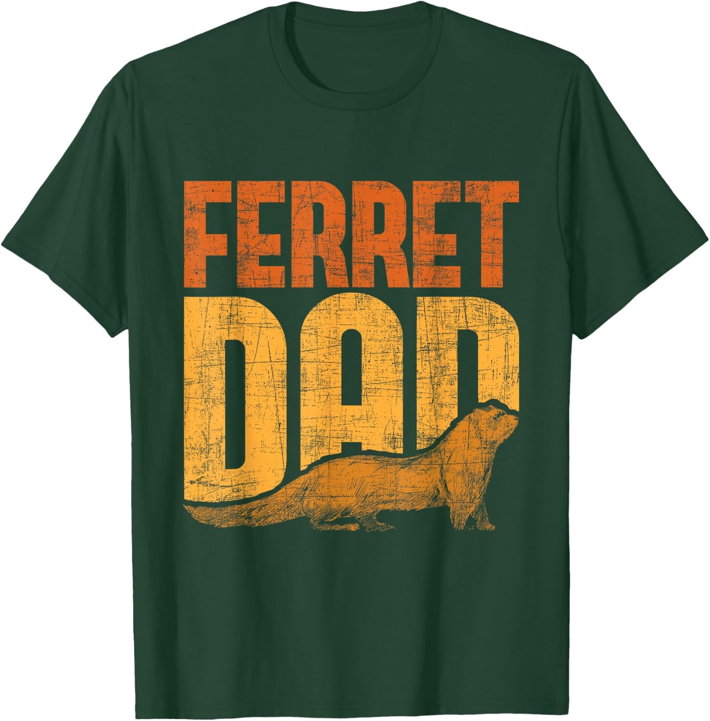 Ferret Dad - Zoo Animal Lover Ferret Lover T-Shirt - T-Shirt | Forest