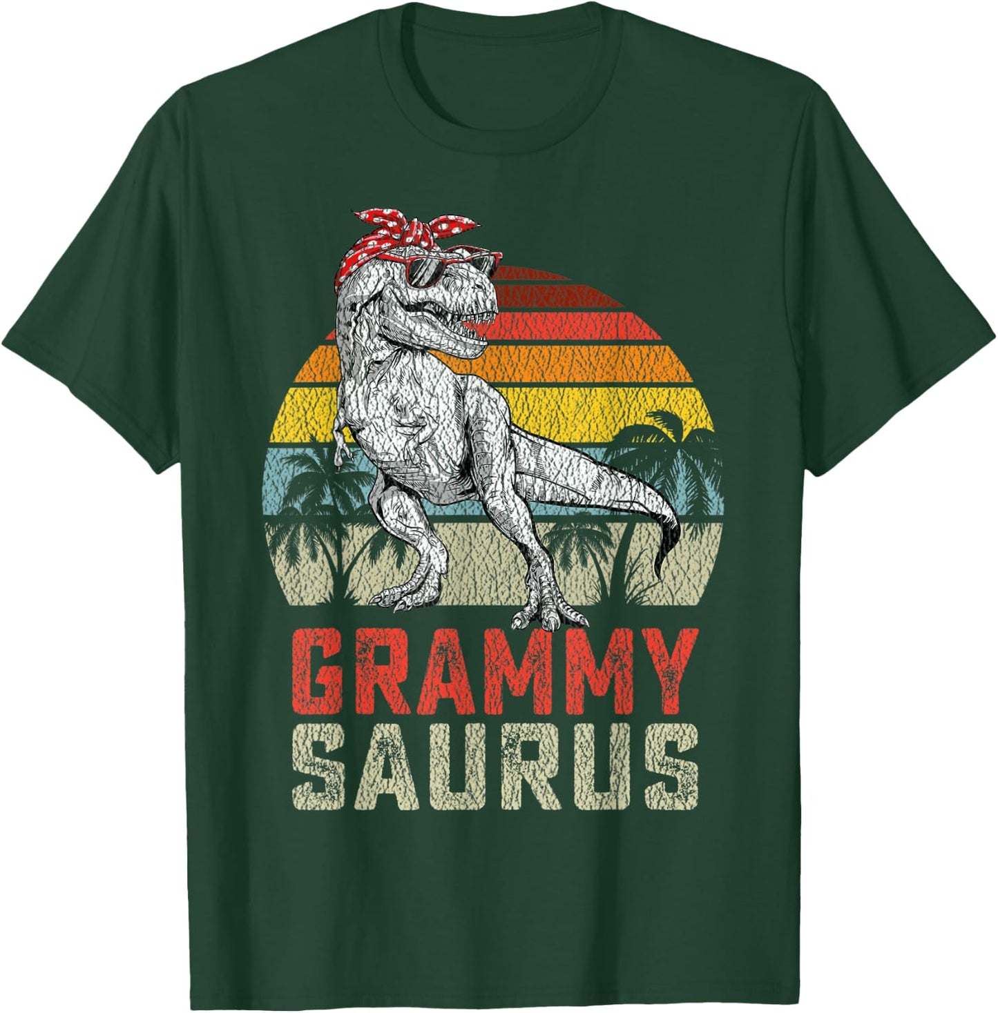 Grammysaurus T Rex Dinosaur Grammy Saurus Family T-Shirt - T-Shirt | Forest