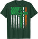 Celtic Cross Irish American Flag St. Patrick's Day on back T-Shirt - T-Shirt | Forest