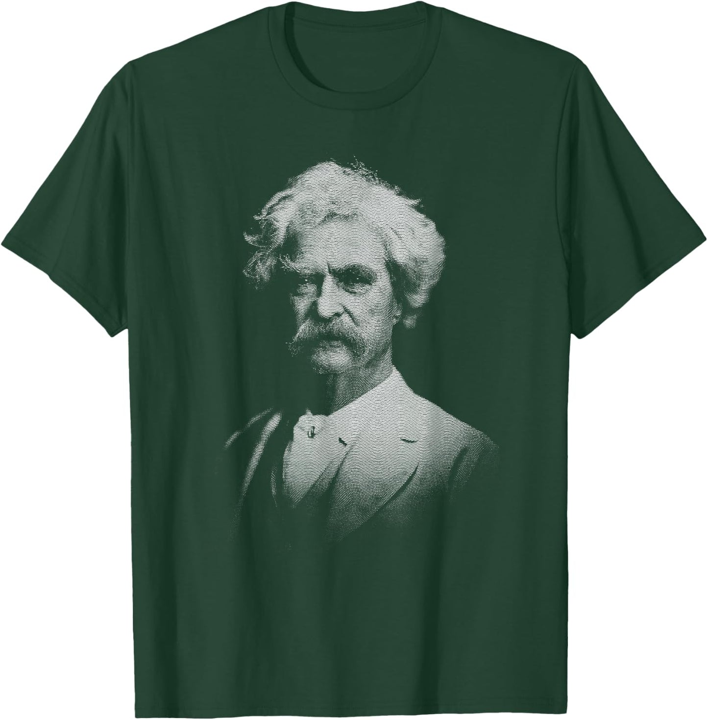 Mark Twain Old Gentleman Vintage Art T-Shirt - T-Shirt | Forest