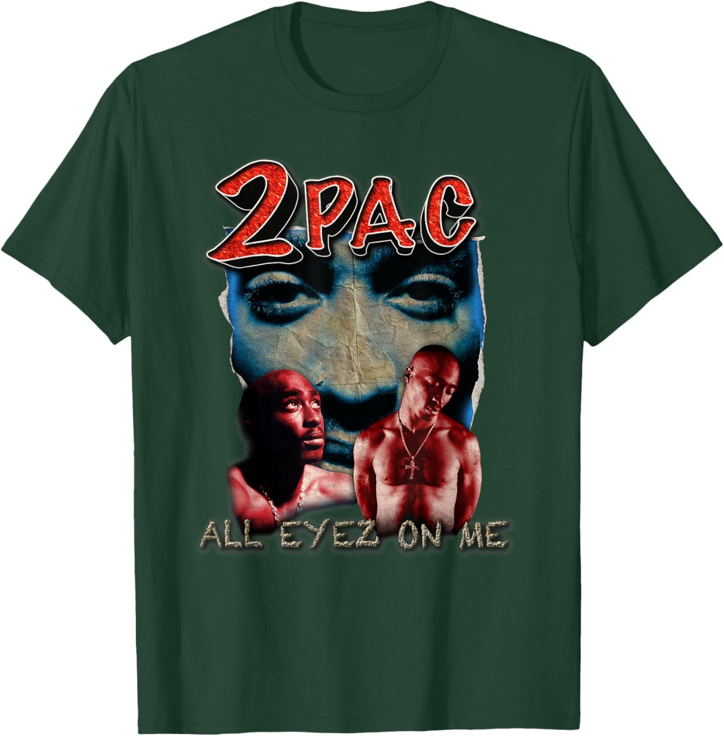 Tupac All Eyez T-Shirt - T-Shirt | Forest