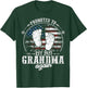 Promoted to Grandma Again 2027 T-Shirt - T-Shirt | Forest