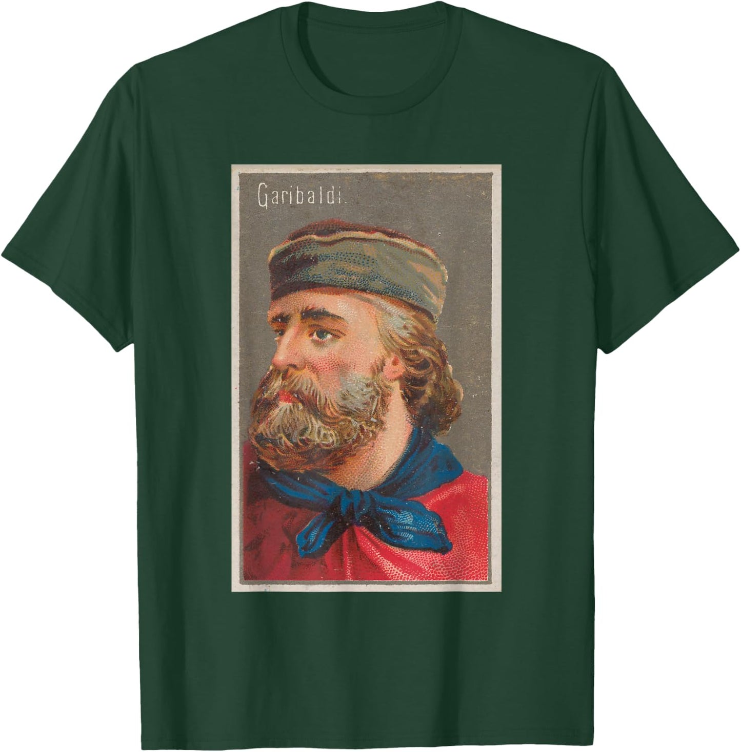 Giuseppe Garibaldi Portrait (1888) T-Shirt - T-Shirt | Forest