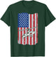 Gyrocopter USA Flag Gyroplane Autogyro Gyrocopter T-Shirt - T-Shirt | Forest