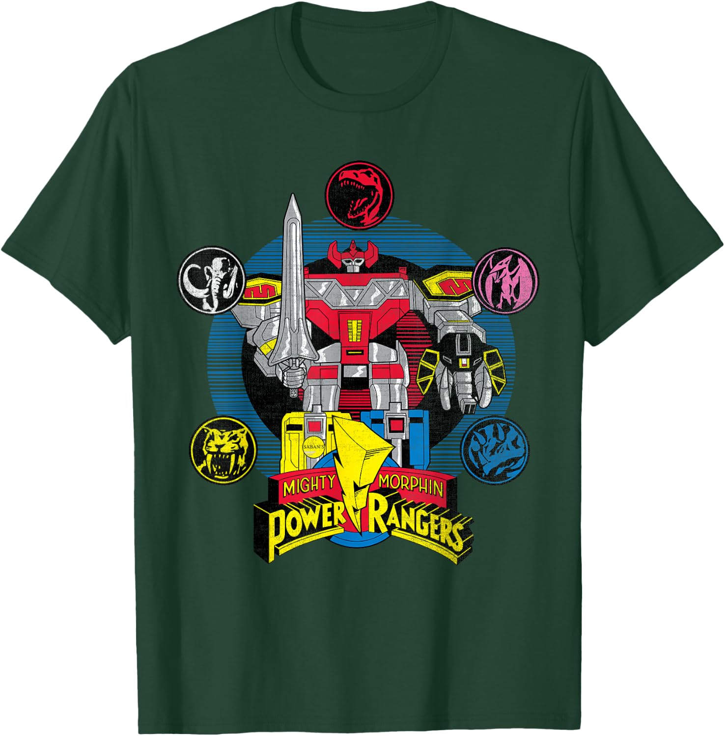 Power Rangers Megazord T-Shirt - T-Shirt | Forest