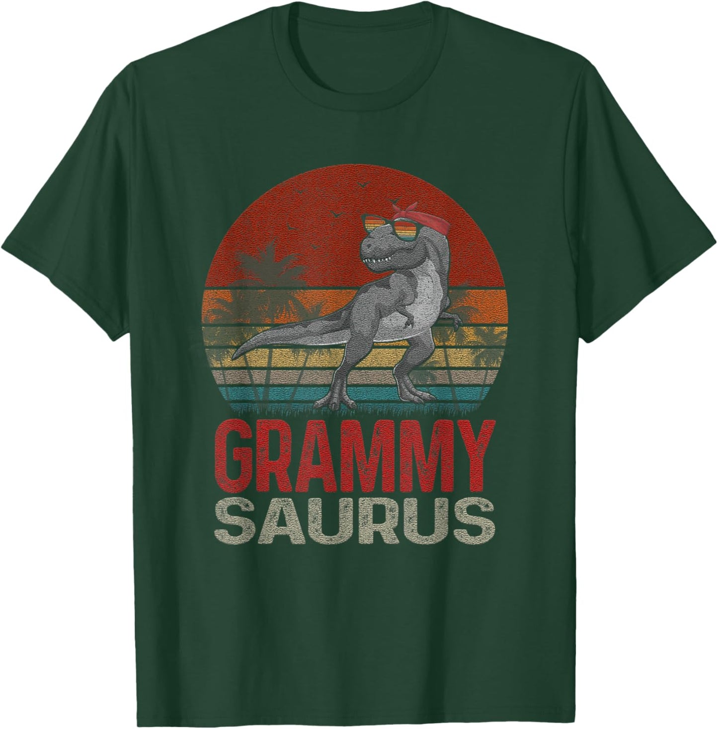 Grammysaurus T Rex Dinosaur Grammy Saurus Family Matching T-Shirt - T-Shirt | Forest