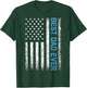 Best dad Ever US American Flag Gift Father's Day T-Shirt - T-Shirt | Forest