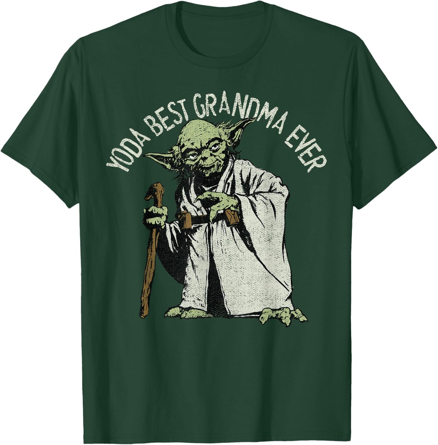 Star Wars Yoda Best Grandma Ever T-Shirt - T-Shirt | Forest