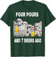 Abraham Drinkin Mount Rushmore Funny 4th of July USA Women Men T-Shirt - T-Shirt | Forest