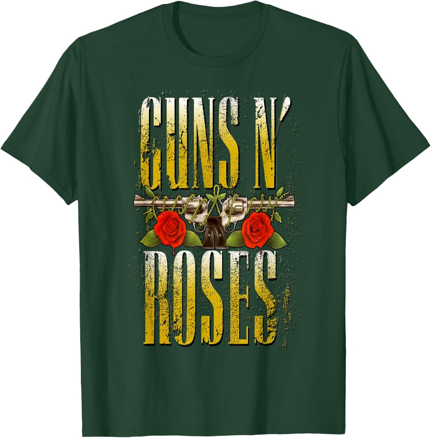 Guns N' Roses Official Big Guns T-Shirt - T-Shirt | Forest