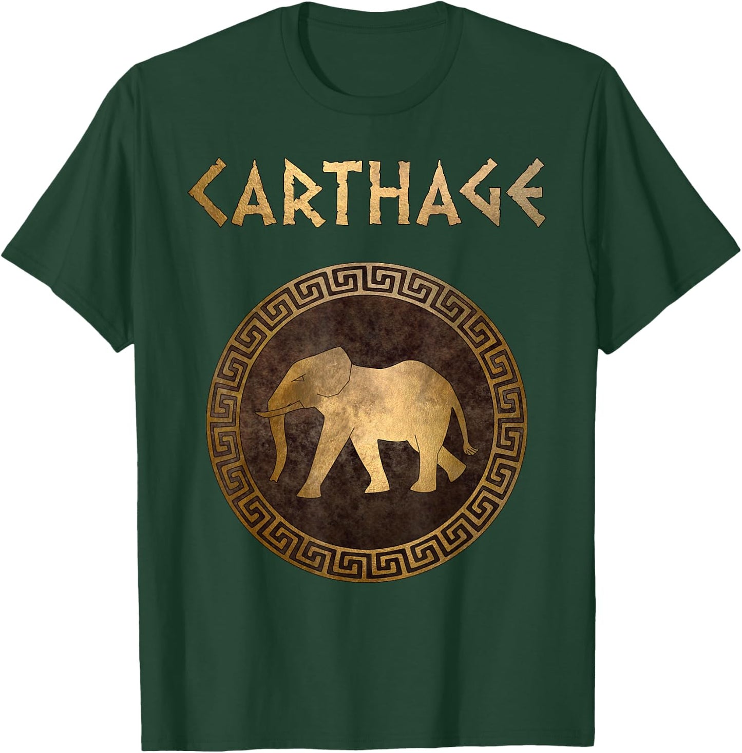 Ancient Carthage Hannibal War Elephant T-Shirt - T-Shirt | Forest