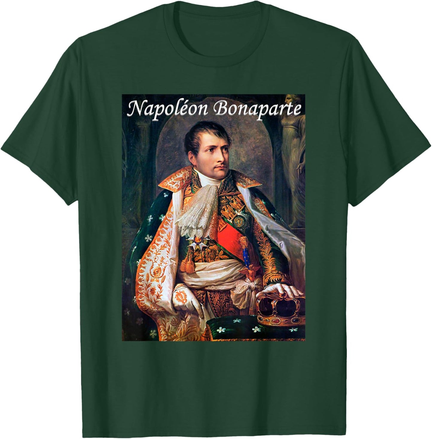 Napoleon Bonaparte Art Historic Napoleonic Wars History Item T-Shirt - T-Shirt | Forest