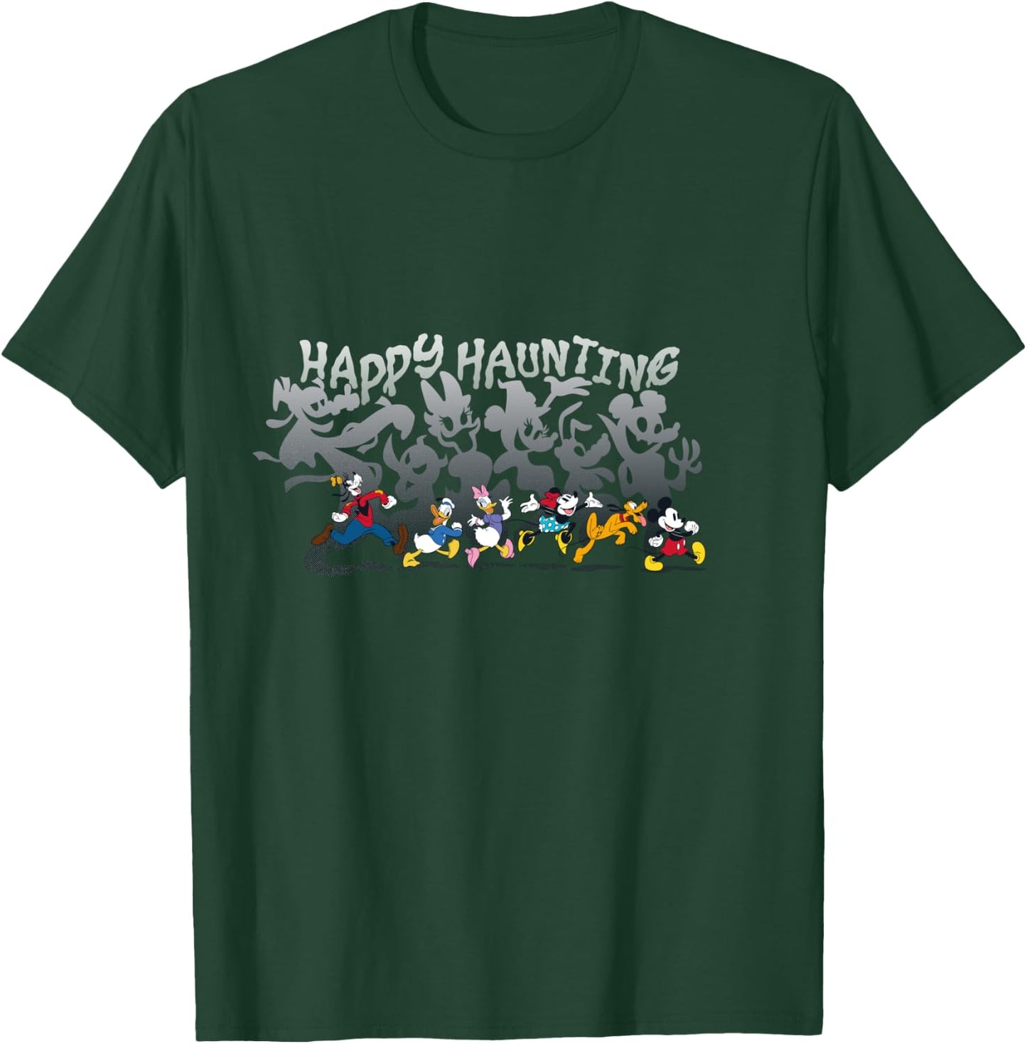 Disney Mickey and Friends Happy Haunting Halloween T-Shirt - T-Shirt | Forest