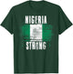 Nigeria Strong Distressed Flag - Nigerian Pride T-Shirt - T-Shirt | Forest