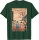 Ukiyo-e Twin Geishas under Sakura Japanese T-Shirt - T-Shirt | Forest