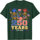 250 Years 1776 2026 Dachshund Patriotic Dog 4th of July T-Shirt - T-Shirt | Forest