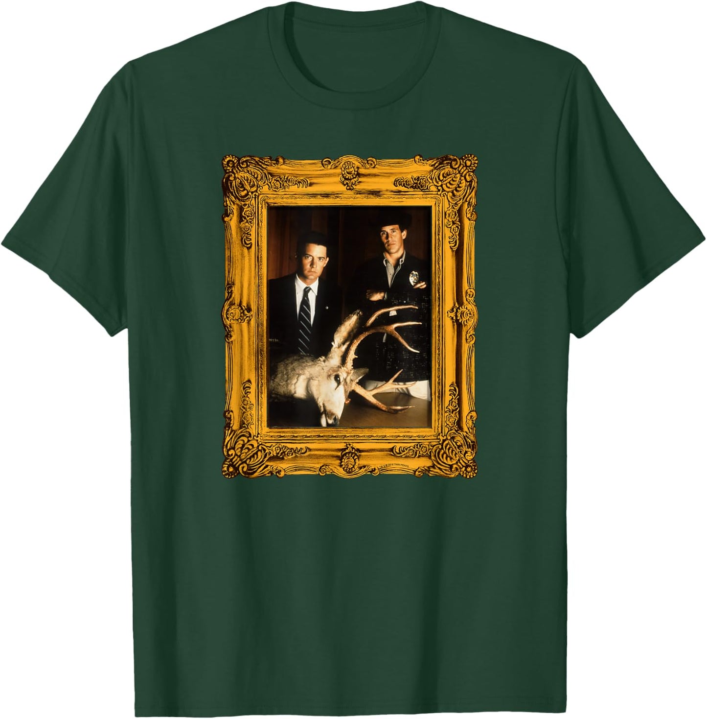 Twin Peaks Agent Cooper Sheriff Truman Photo Graphic T-Shirt - T-Shirt | Forest