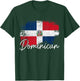 Dominican Republic Vintage Flag Dominican Pride Roots T-Shirt - T-Shirt | Forest