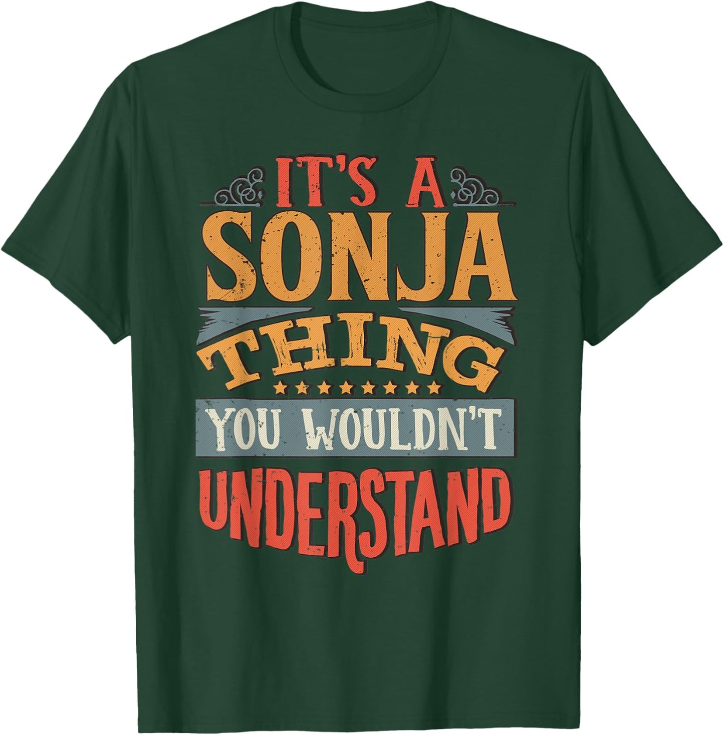 Sonja Name T-Shirt - T-Shirt | Forest