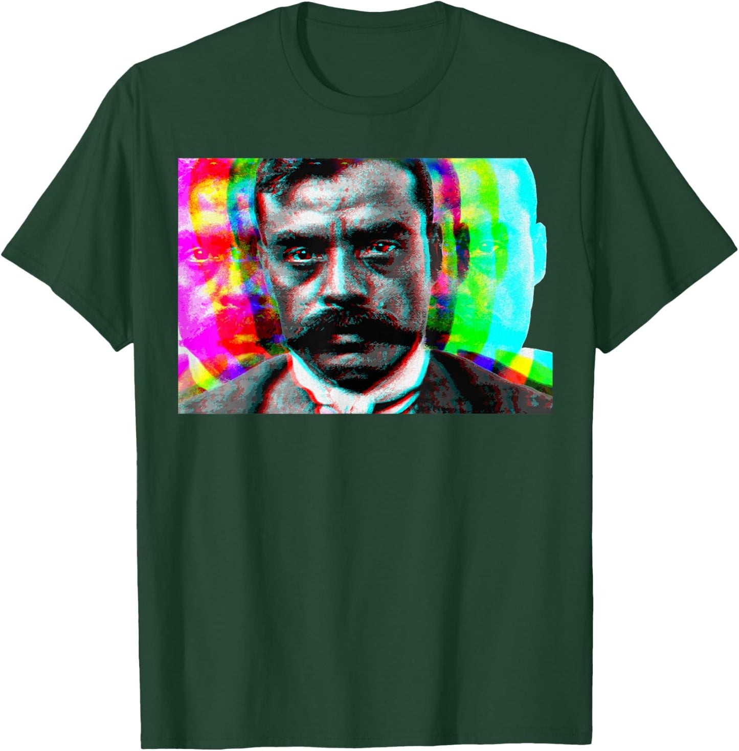 Emiliano Zapata Mexican Flag La Revolucion Mexicana 3D T-Shirt - T-Shirt | Forest