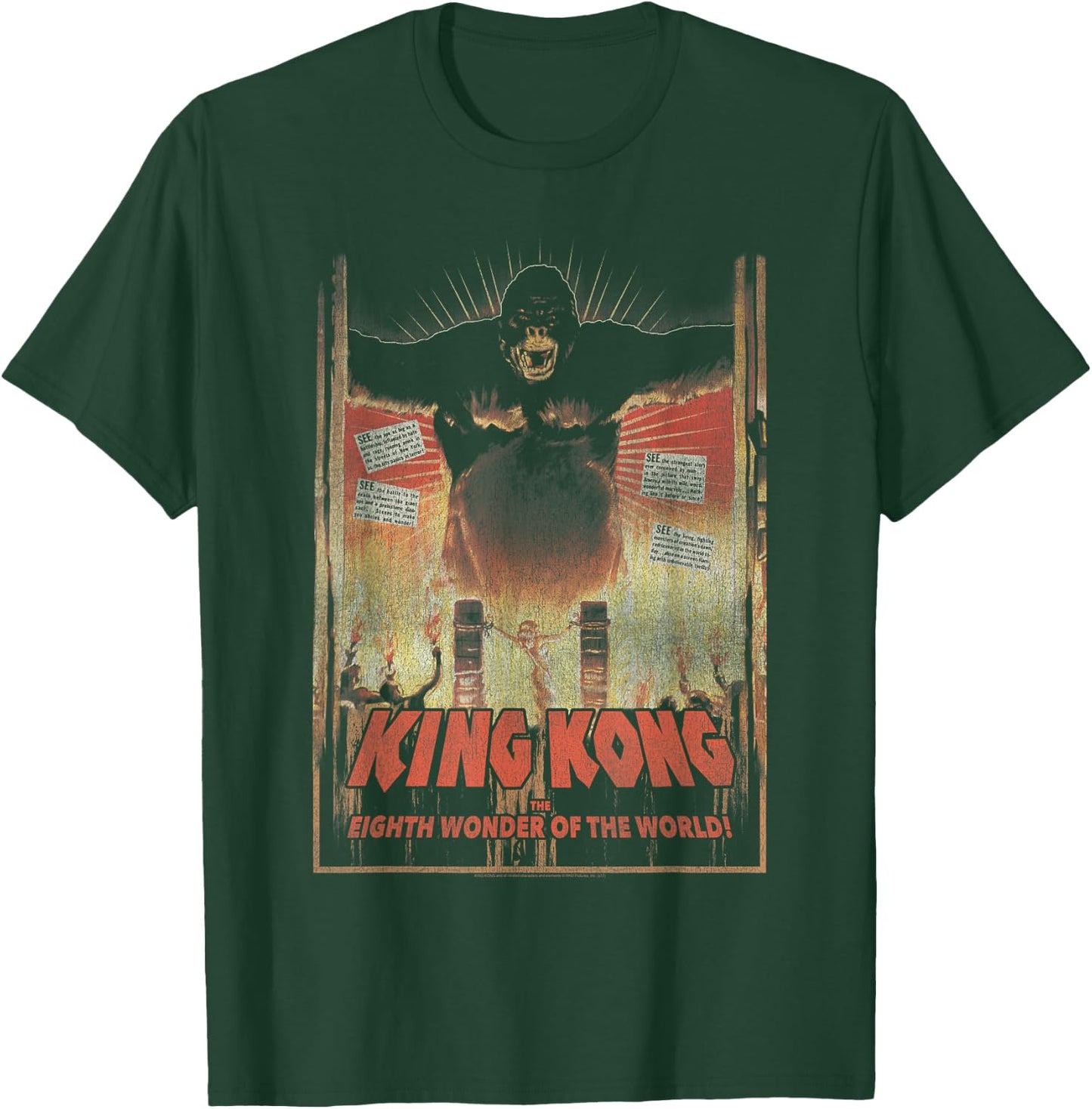King Kong Eighth Wonder of The World T-Shirt - T-Shirt | Forest