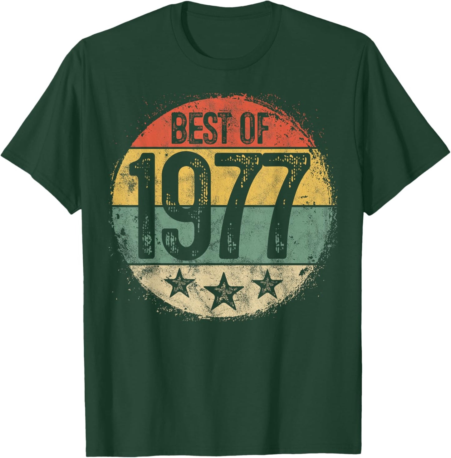Best of 1977 48th Birthday Gifts Women 48 Year Old T-Shirt - T-Shirt | Forest