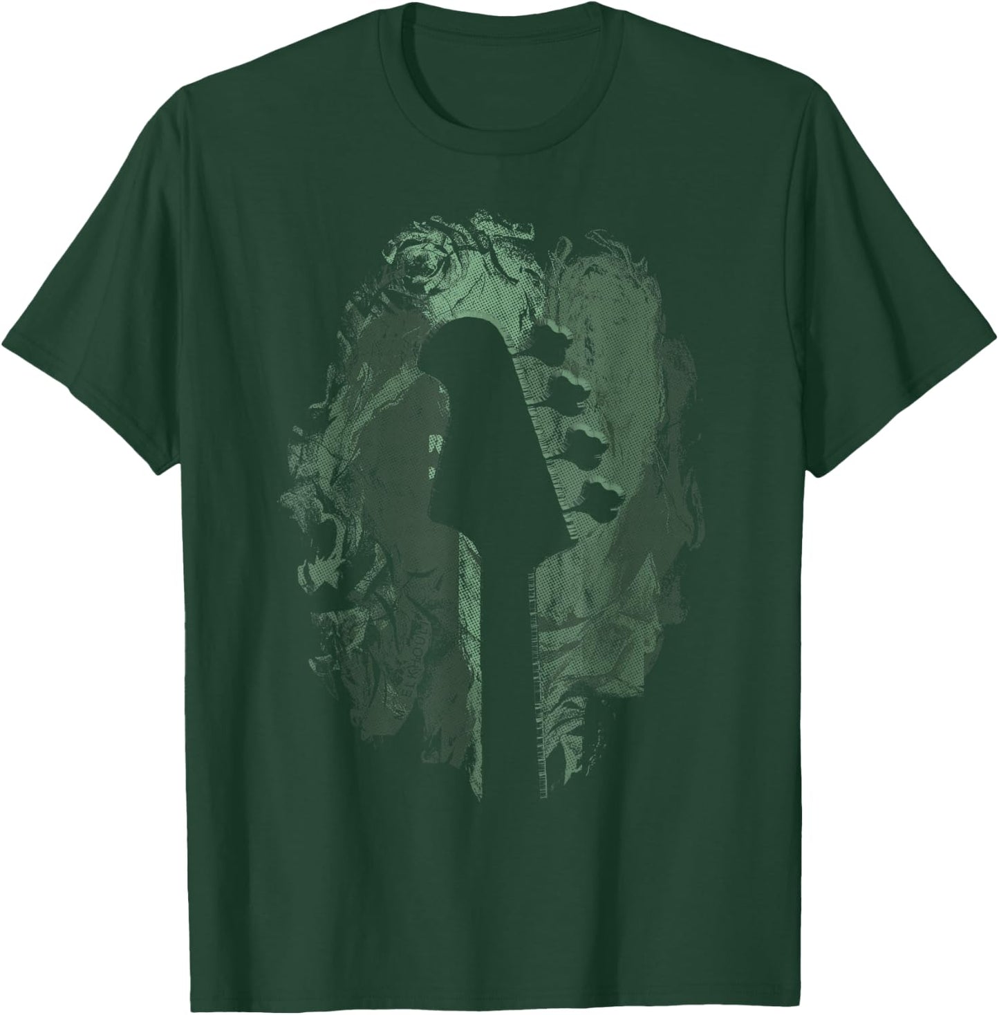 Bass Guitar Lover Art Guitarist Bass Players Vintage Guitar Small T-Shirt - T-Shirt | Forest