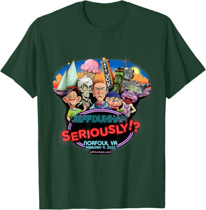 Jeff Dunham Norfolk, VA T-Shirt - T-Shirt | Forest