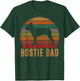 Retro Boston Terrier Dad Gift Dog Owner Pet Bostie Father T-Shirt - T-Shirt | Forest