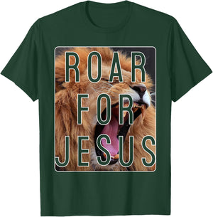 Vacation Bible School Shirt Wild About VBS Roar For Jesus T-Shirt - T-Shirt | Forest