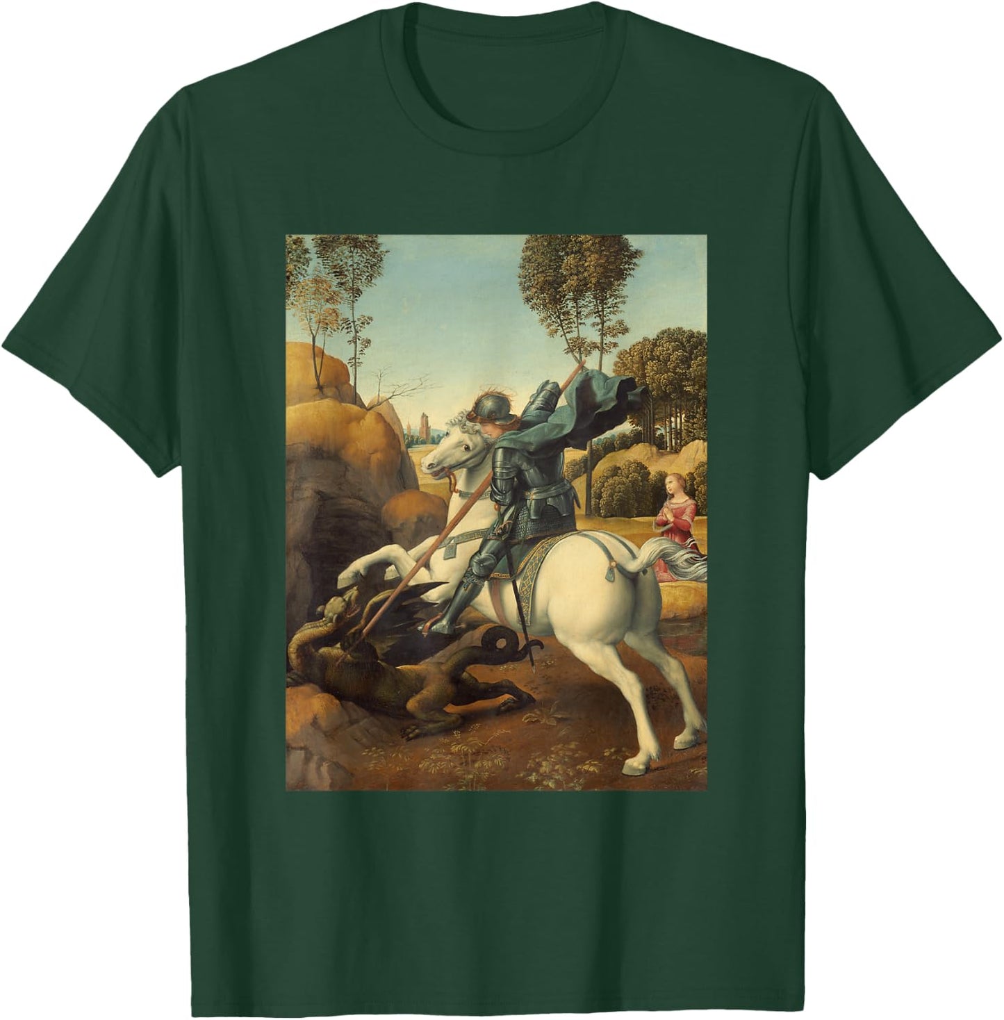 Raphael's St. George and the Dragon T-Shirt - T-Shirt | Forest