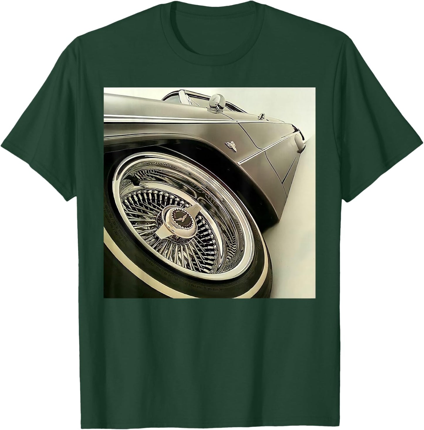 Lowrider Black and White T-Shirt - T-Shirt | Forest