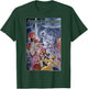 Power Rangers Rita Repulsa Group Shot Vintage Poster T-Shirt - T-Shirt | Forest