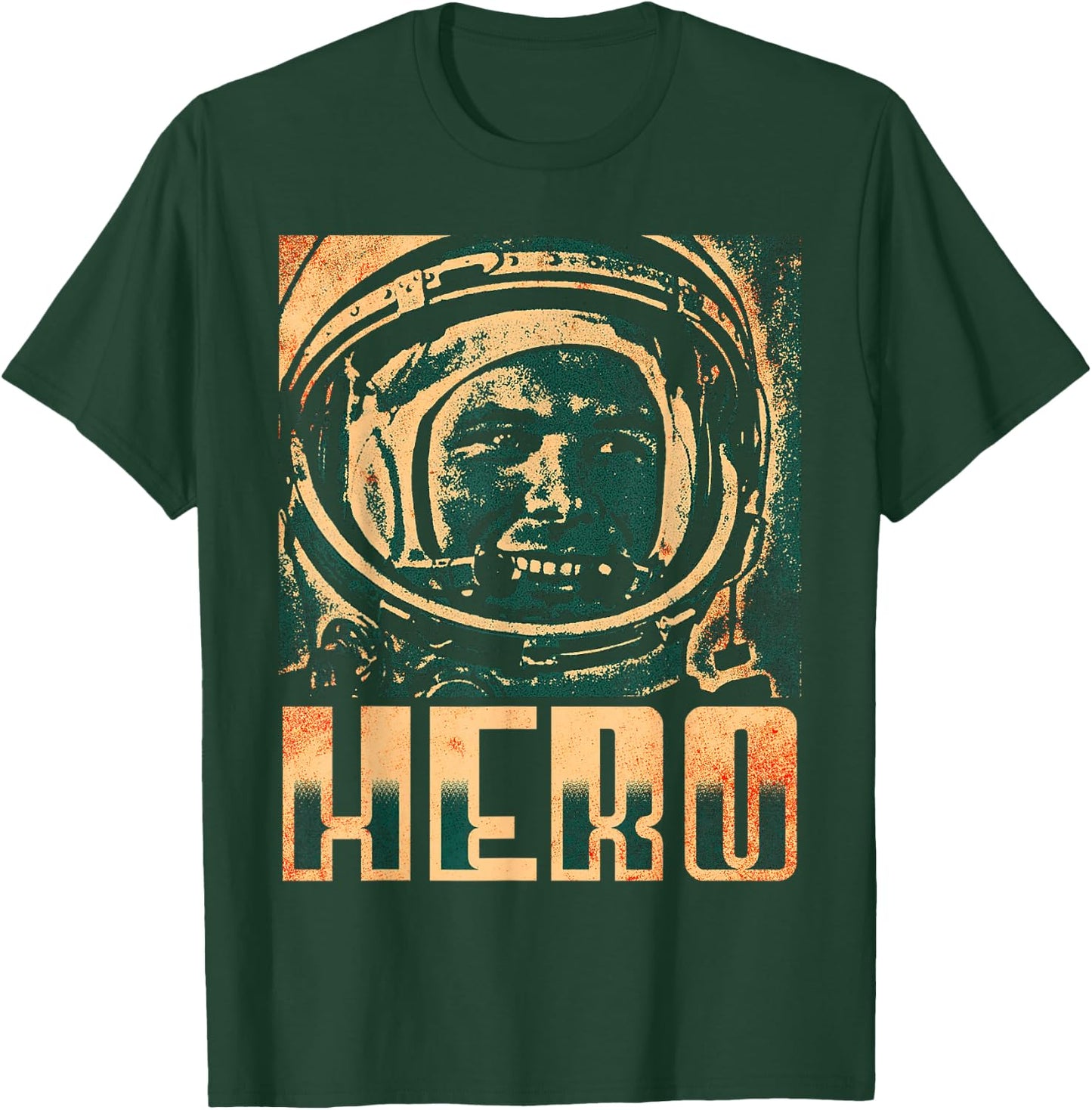 Yuri Gagarin Cosmonaut Astronaut First Space Soviet Union T-Shirt - T-Shirt | Forest