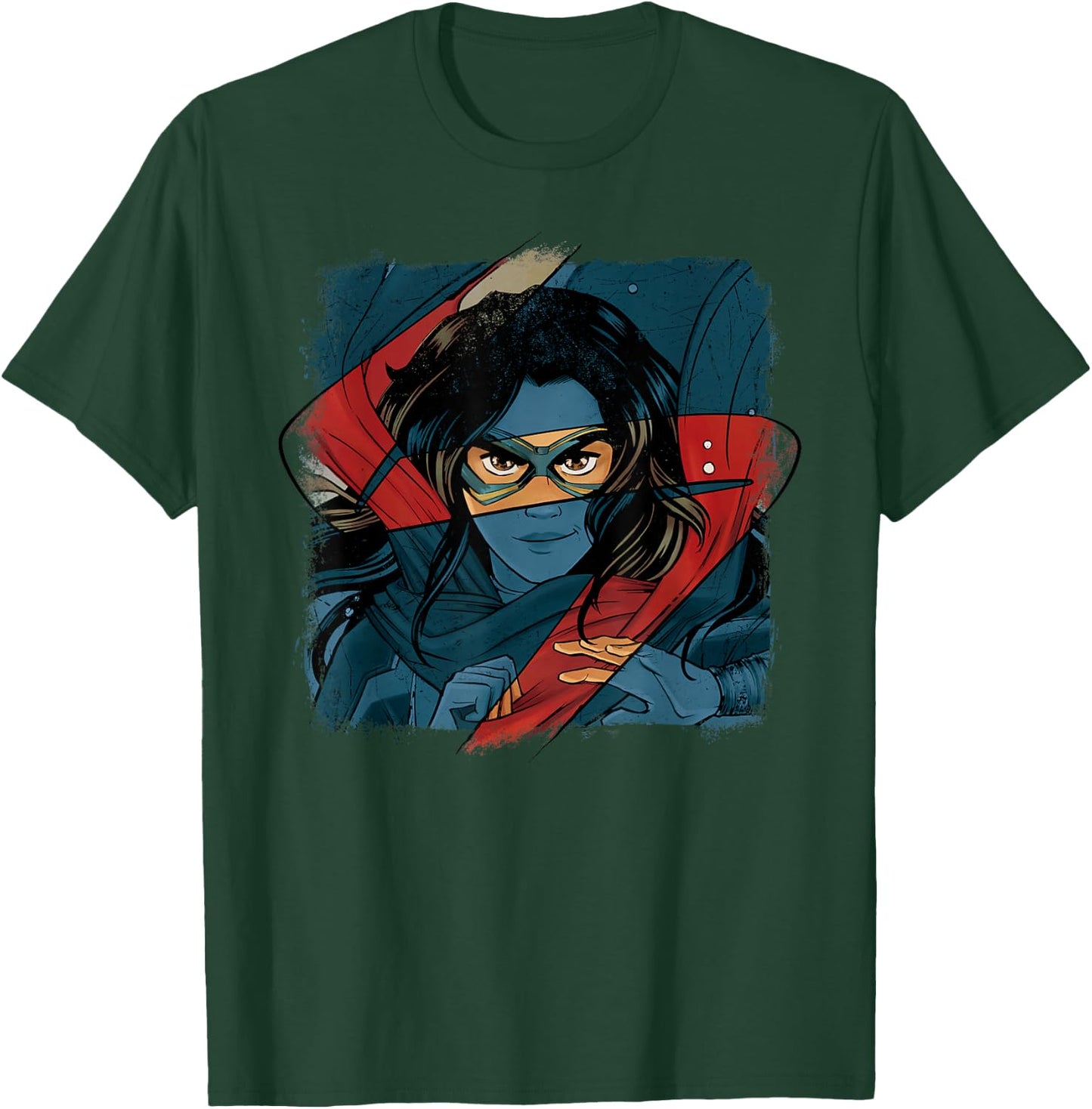 Marvel Studios Ms. Marvel Logo Action T-Shirt - T-Shirt | Forest