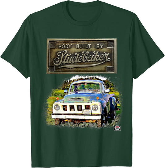 Body by Studebaker classic pickup truck T-Shirt - T-Shirt | Forest