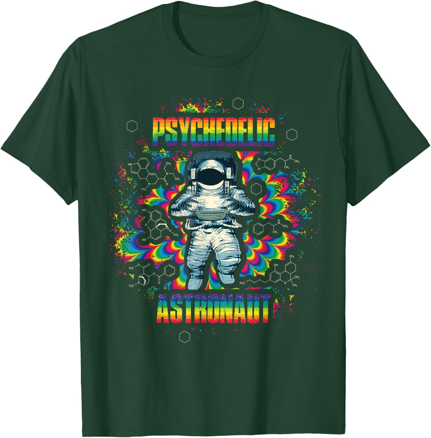 Psychedelic Astronaut T-Shirt - T-Shirt | Forest