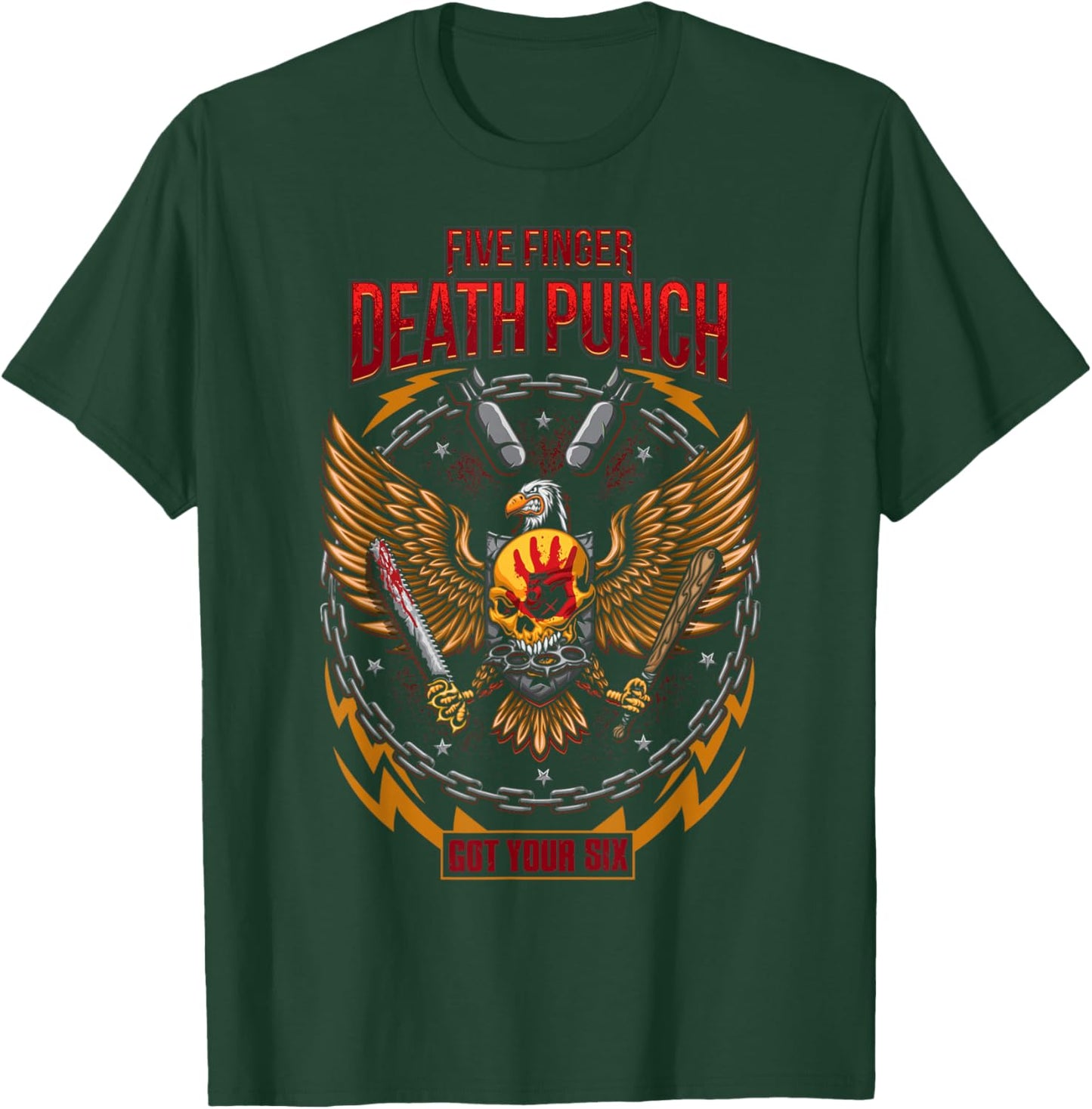 5FDP- Eagle Punch - Got Your Six T-Shirt - T-Shirt | Forest