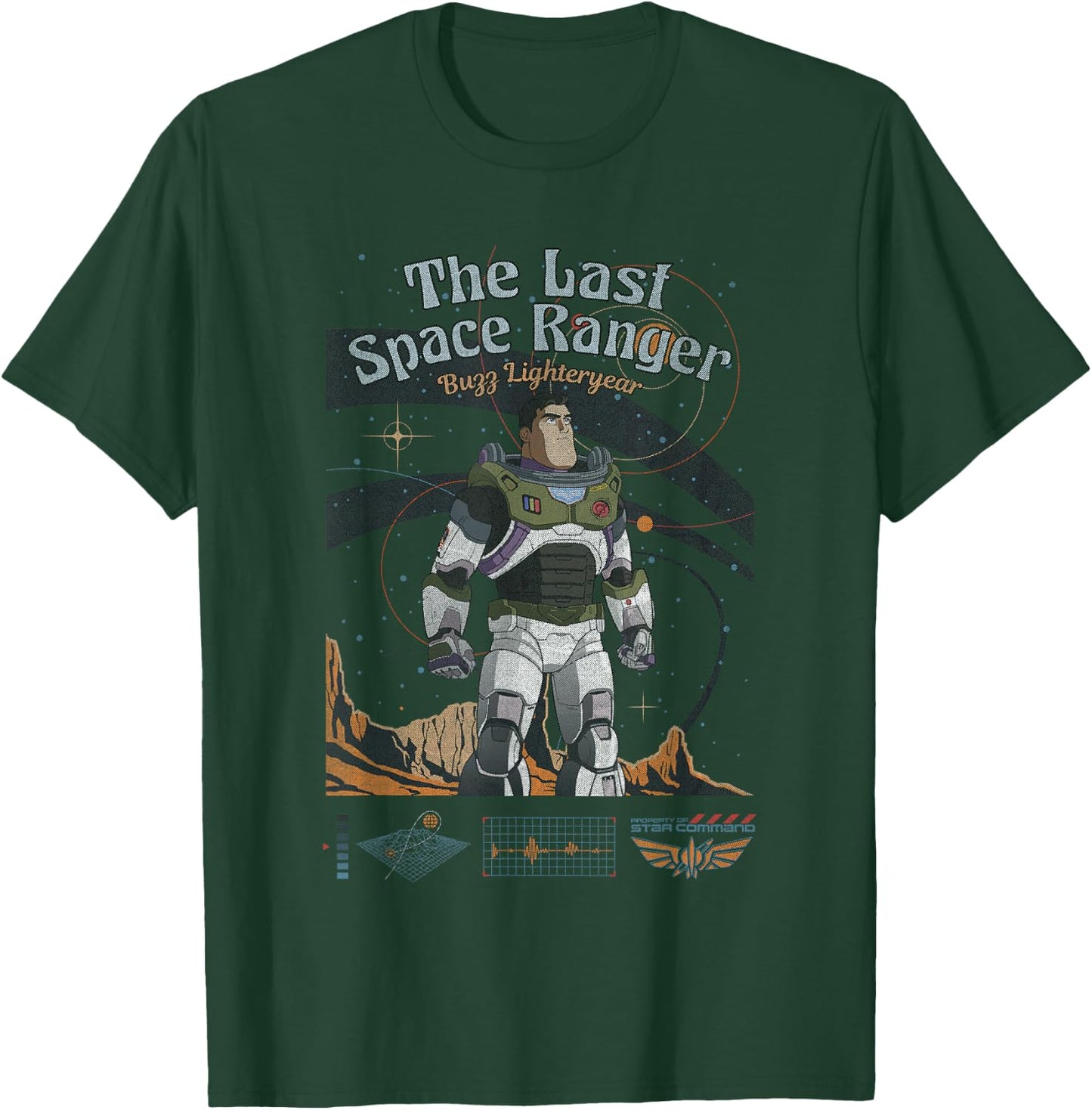 Disney Pixar Lightyear The Last Space Ranger Vintage Shot T-Shirt - T-Shirt | Forest
