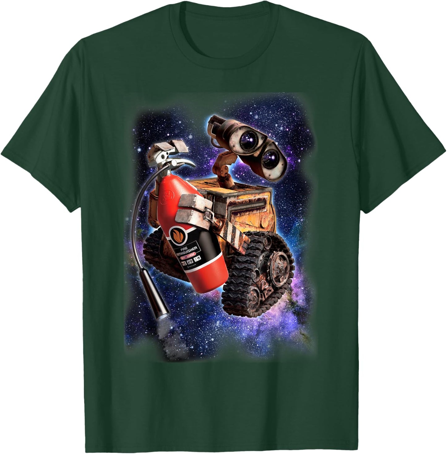 Disney Pixar Wall-E Fire Extinguisher Space Portrait T-Shirt - T-Shirt | Forest