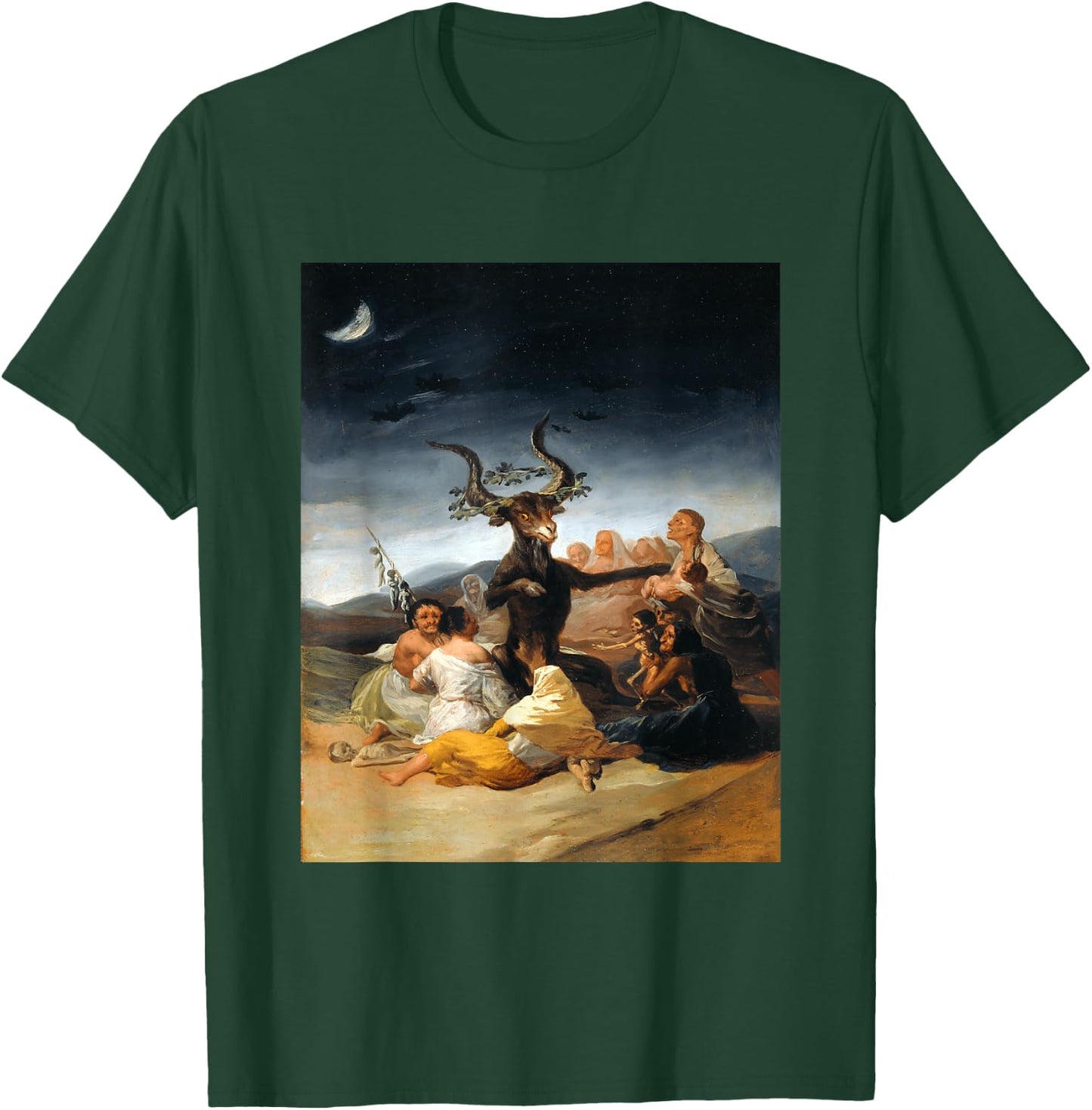 Witches' Sabbath by Francisco de Goya T-Shirt - T-Shirt | Forest
